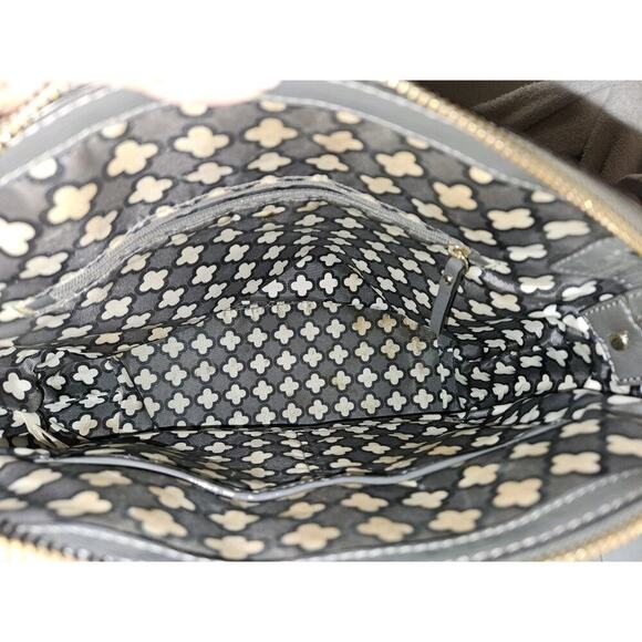 Kate Spade New York Beacon Court Jeanne Leather Gray Handbag Satchel 10x9 - Picture 14 of 15